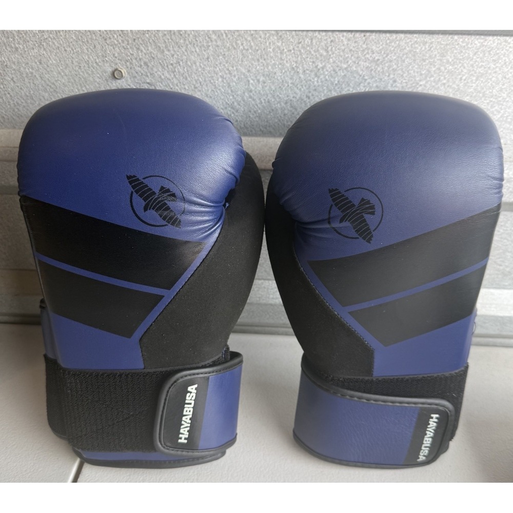 Hayabusa‎ Blue S4 Boxing Gloves Size Medium Kickboxing MMA UFC Blue
